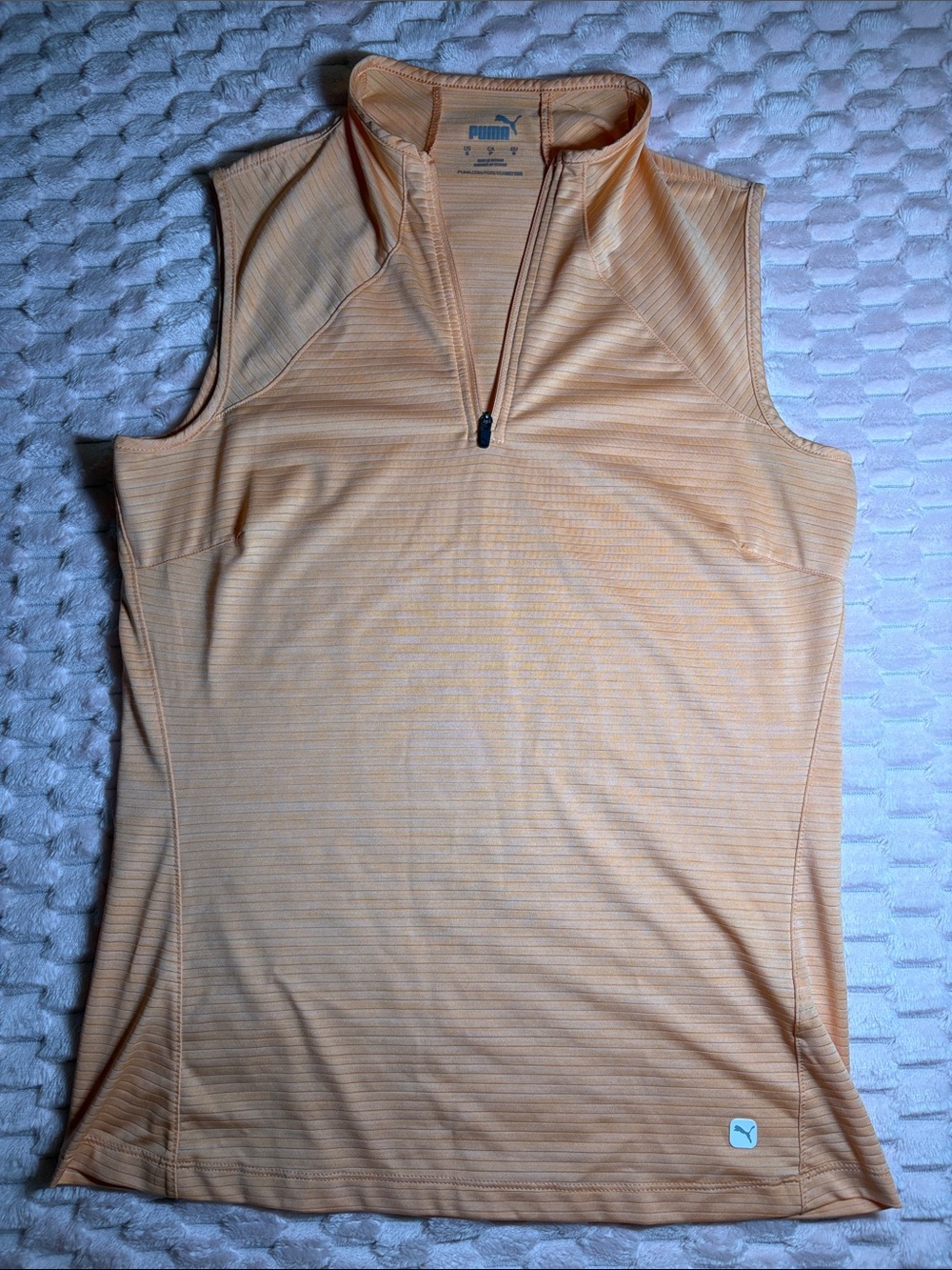 PUMA Women's Sleeveless Zip Tank Top